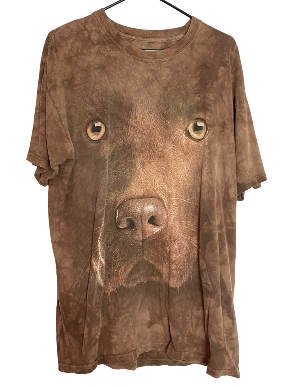 The Mountain Dog Face Cool Tee Tshirt Mens Unisex Size Large Chest 21 Length 30